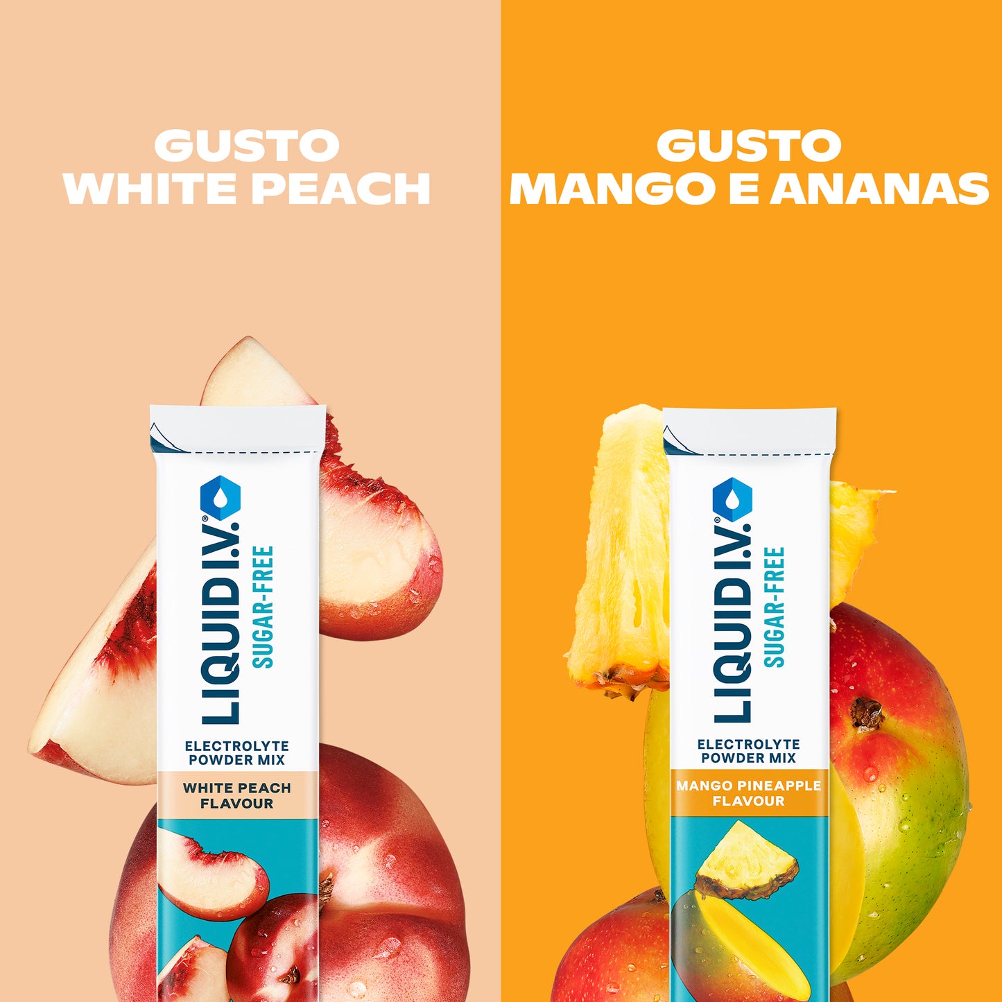 Liquid I.V.® Sugar-Free - Mango e Ananas 16PK