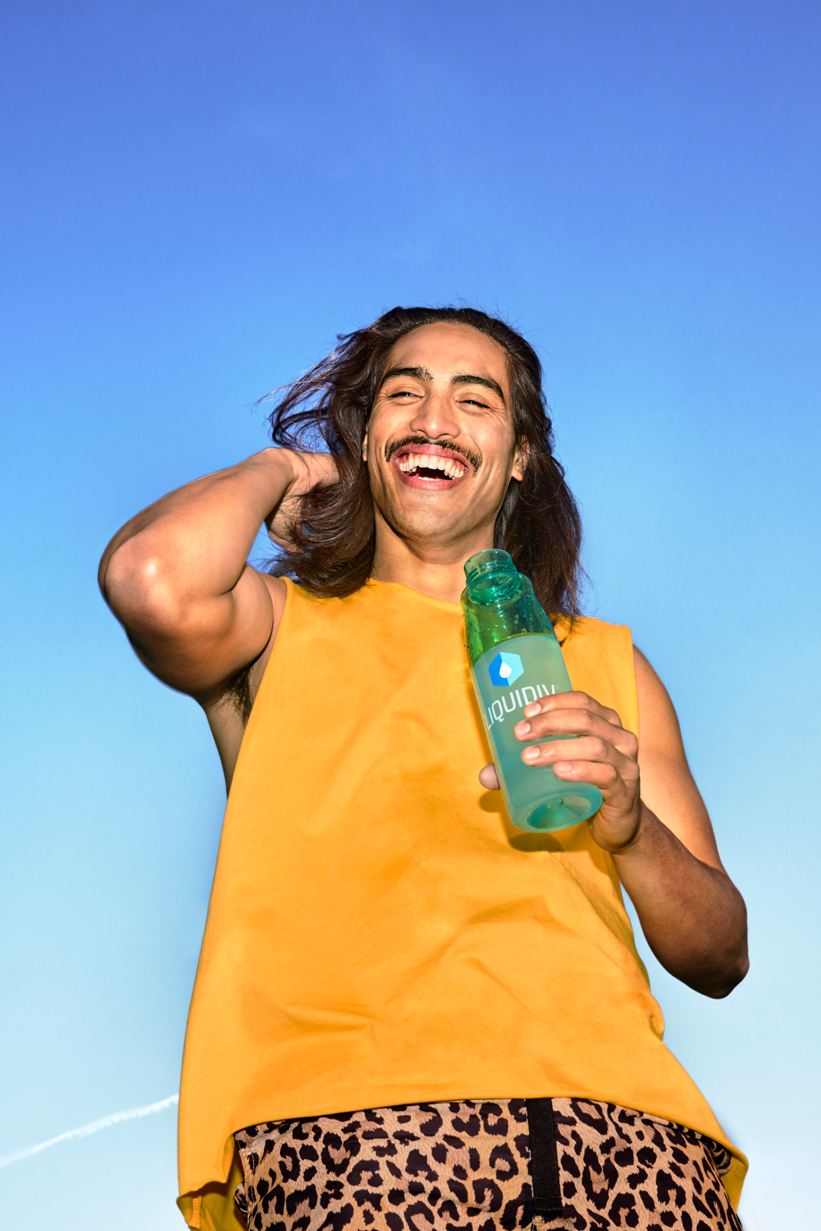 Liquid IV orange guy