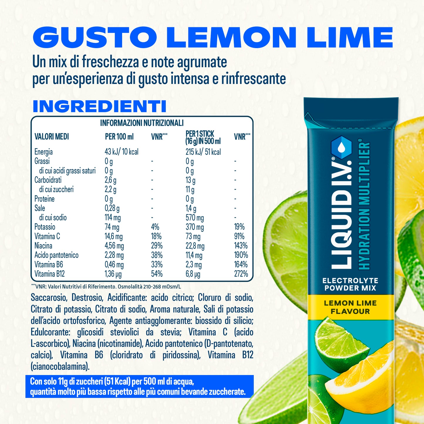 Liquid I.V.® Hydration Multiplier® - Lemon Lime 16PK