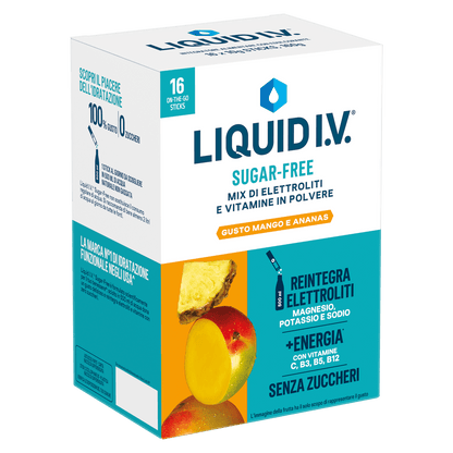 Liquid I.V.® Sugar-Free - Mango e Ananas 16PK