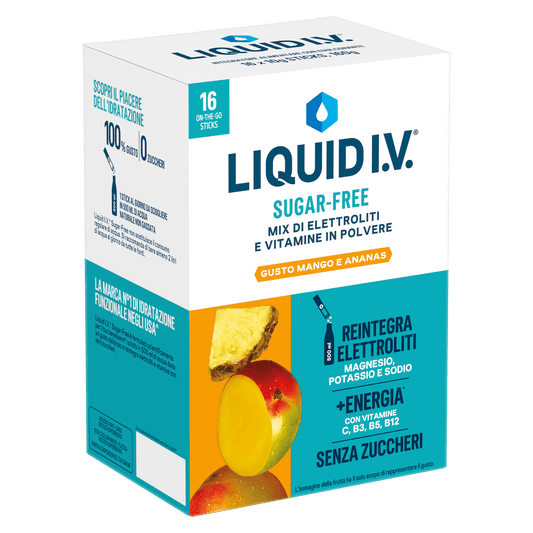 Liquid I.V.® Sugar-Free - Mango e Ananas 16PK